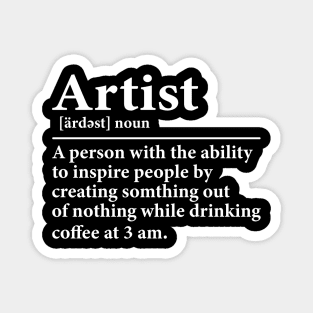 Noun Artist Definition Paintbrush Painter Magnet