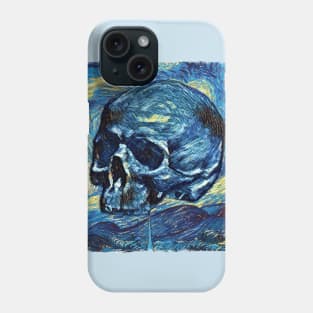 Skull Van Gogh Style Phone Case