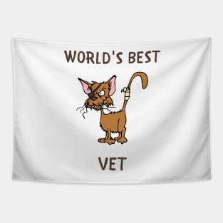 World's best vet Tapestry