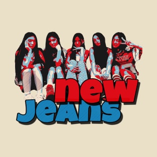 New Girlband Newjeans - Kpop Cute Girl Band T-Shirt