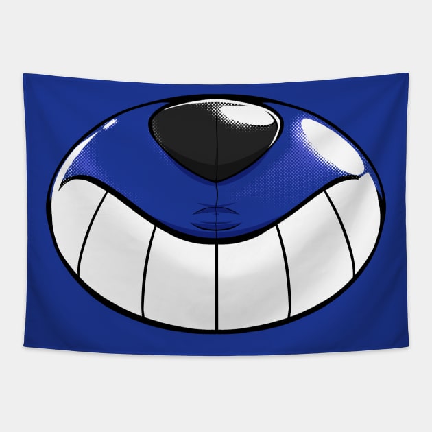 Pool toy muzzle, Blue Tapestry by Pawgyle