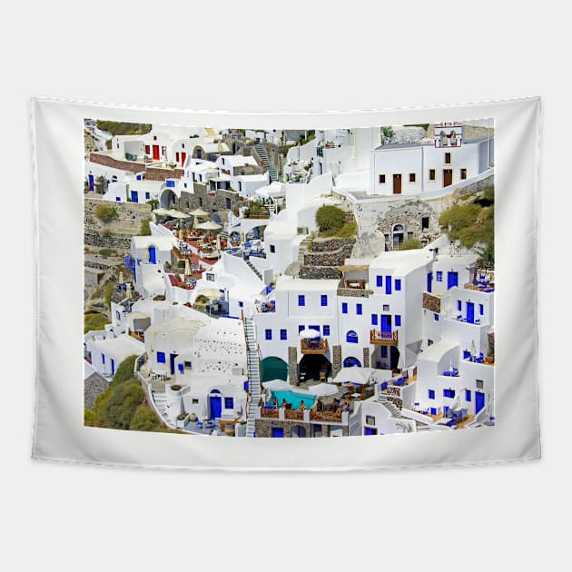 Oia II Tapestry by tomg