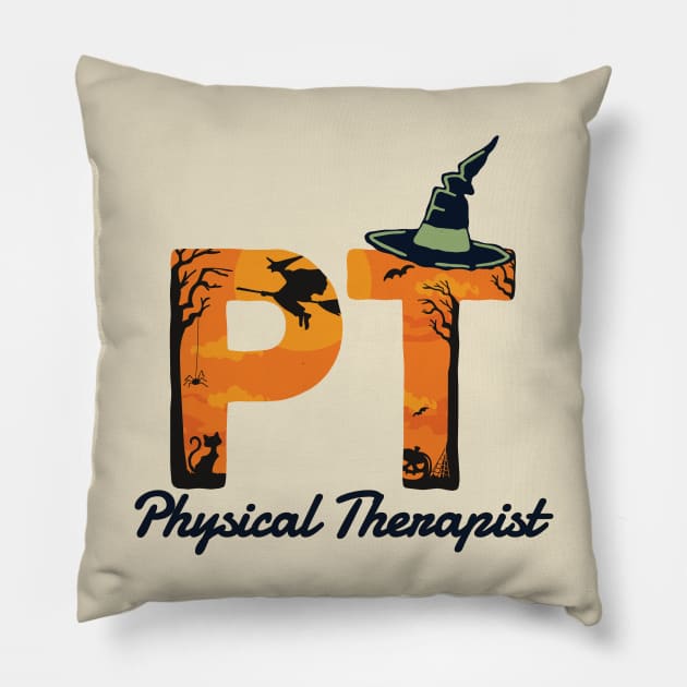 Physical Therapist - Halloween Pillow by Real Pendy