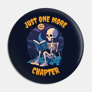 Just one more chapter halloween Pin