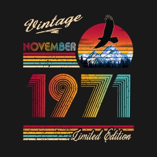 November 1971 Birthday T-Shirt