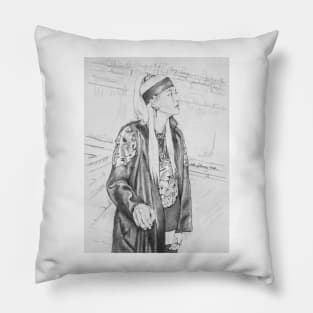 Blonde Mad King Agust D Pillow