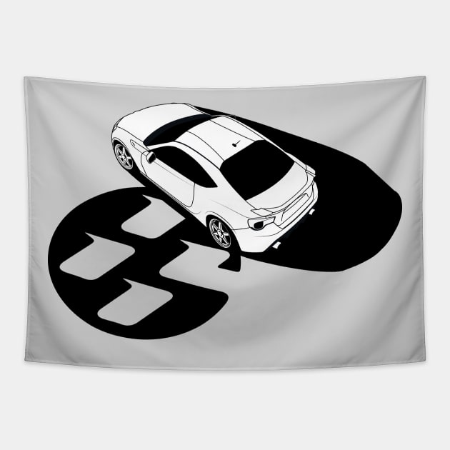 GT86 Tapestry by AutomotiveArt