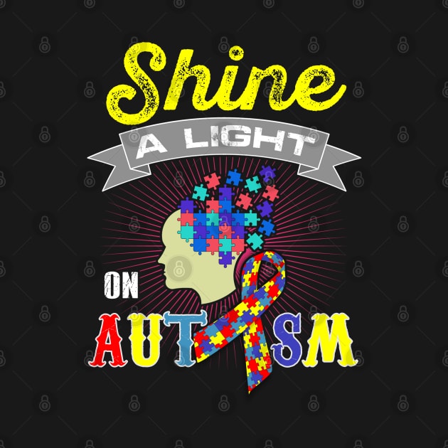 Shine A Light On Autism by Claudia Williams Apparel