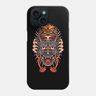 evil mask tattoo Phone Case