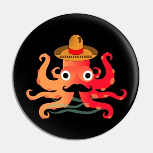 Senor Octopus Pin