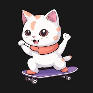 Skateboard Cat T-Shirt