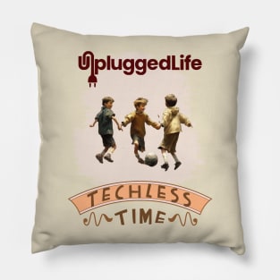 Techless Time TShirt Pillow