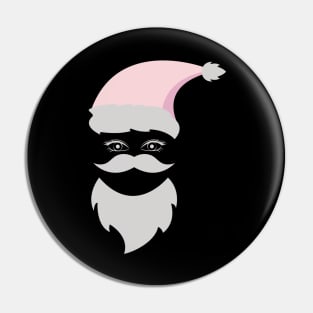 Santa with Women Eyes Pin