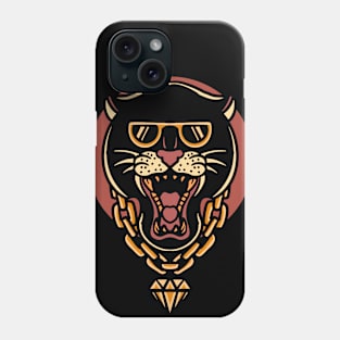 Funny Vintage Rich Panther Cartoon Phone Case