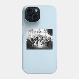 Cinderella at the Ball - Gustave Dore Phone Case