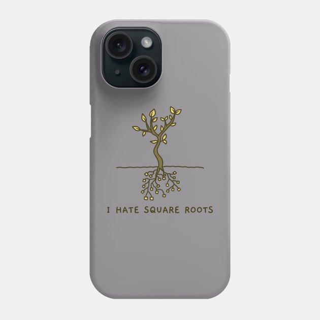 I hate Maths Phone Case by Plush Tee