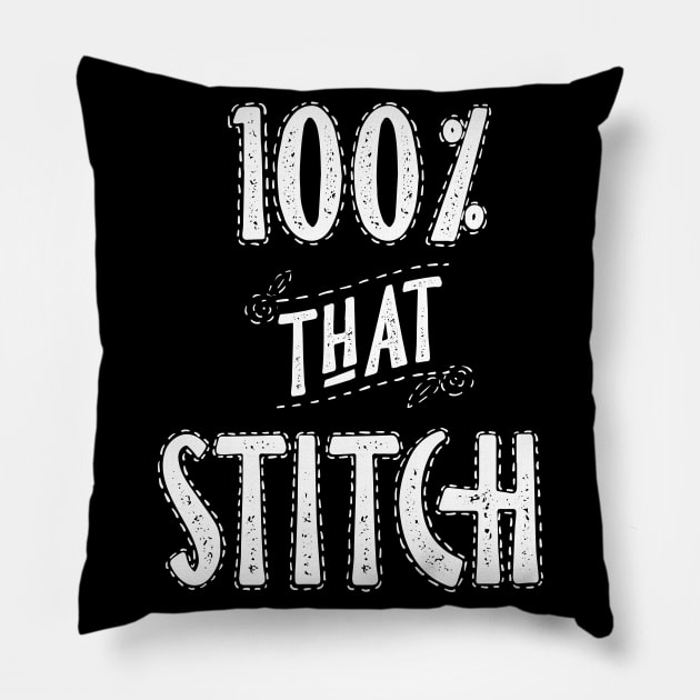 100% that Stitch Pillow by YourGoods