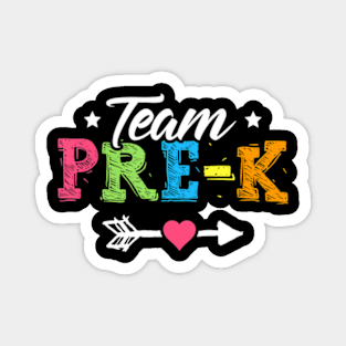 Team Pre-K  PreSchool Teacher Student Back To School Magnet