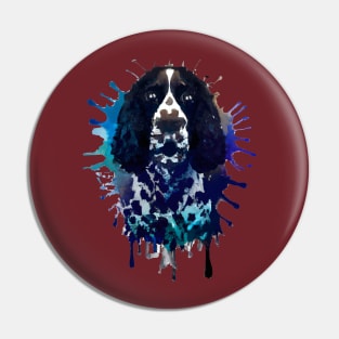 Welsh Springer Spaniel Doggo Art Pin