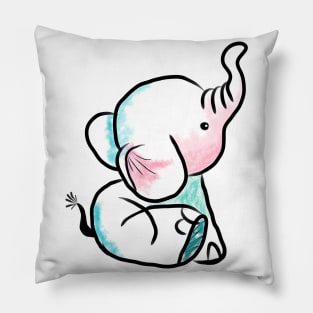 Baby elephant Pillow