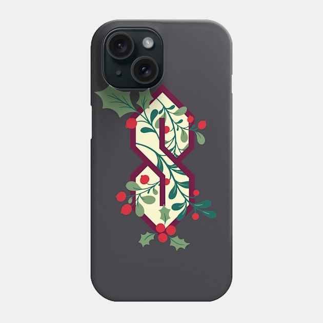 Merry S-Mas Phone Case by Scott's Desk