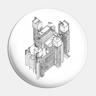 Lloyds of London - Hand Drawn Print Pin