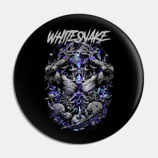 WHITESNAKE BAND DESIGN Pin