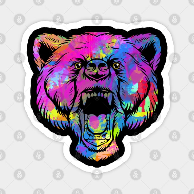 The Grizzly Bear Magnet by FamiLane