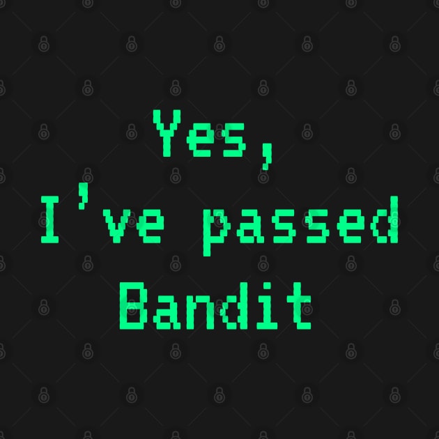 Passed BANDIT (Bright Green): A Cybersecurity Design by McNerdic