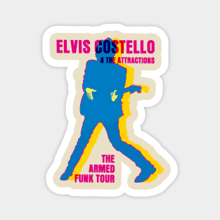Elvis Costello offset graphic Magnet