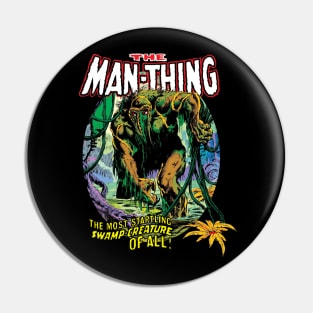 VINTAGE HORROR MAN-THING 1974 Pin