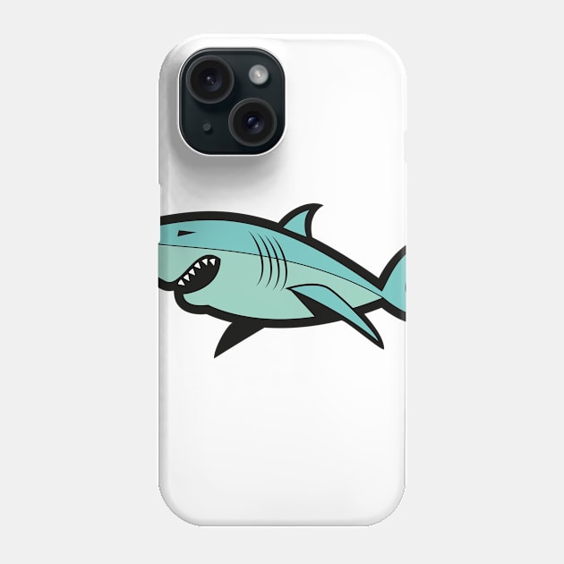 Shark Phone Case by linesdesigns