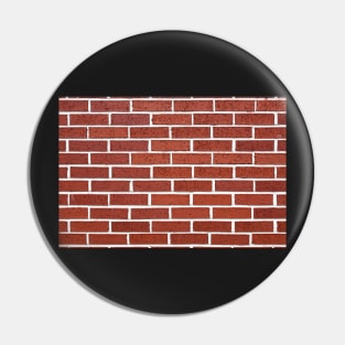 Red Brick Wall Pin