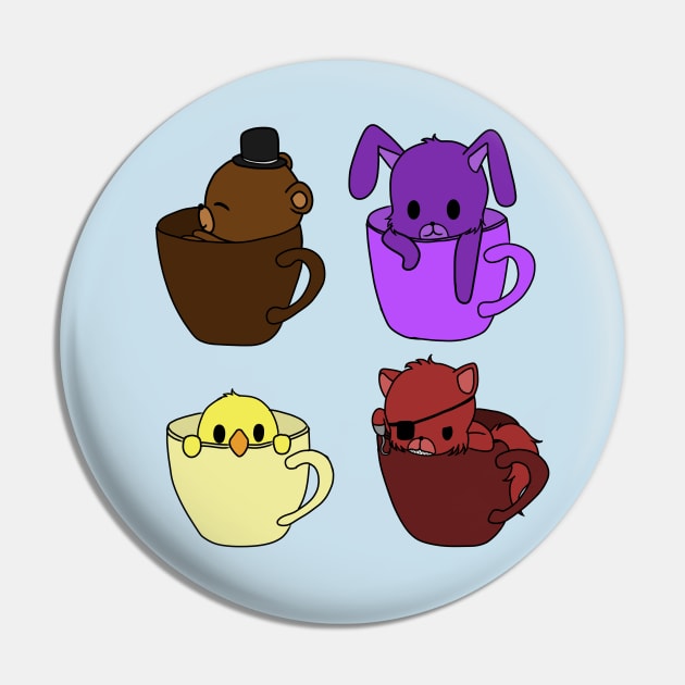 Cup Fnaf Pin by LillyTheChibi