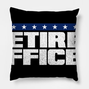Retired Police Officer Proud Patriotic Officer American Flag Pillow