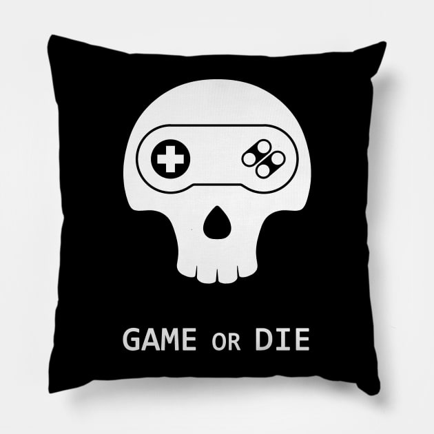 Game or Die SNES Pillow by LanfaTees