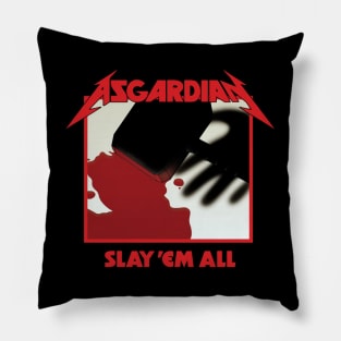 Asgardian Slay'em All Pillow