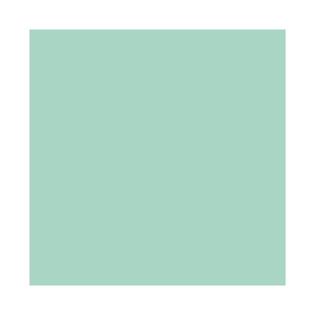 Mid Century Modern Pastel Teal Solid by Whoopsidoodle