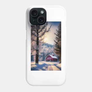 Winter On The Farm Phone Case