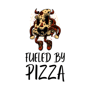 Evil Pizza Demon Fueled by Pizza T-Shirt