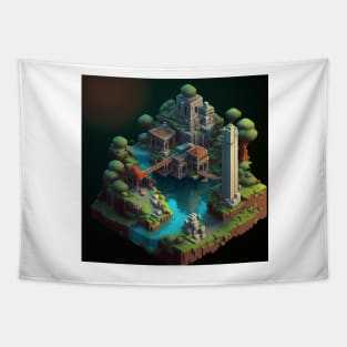 My small worlds : The ancient temple Tapestry