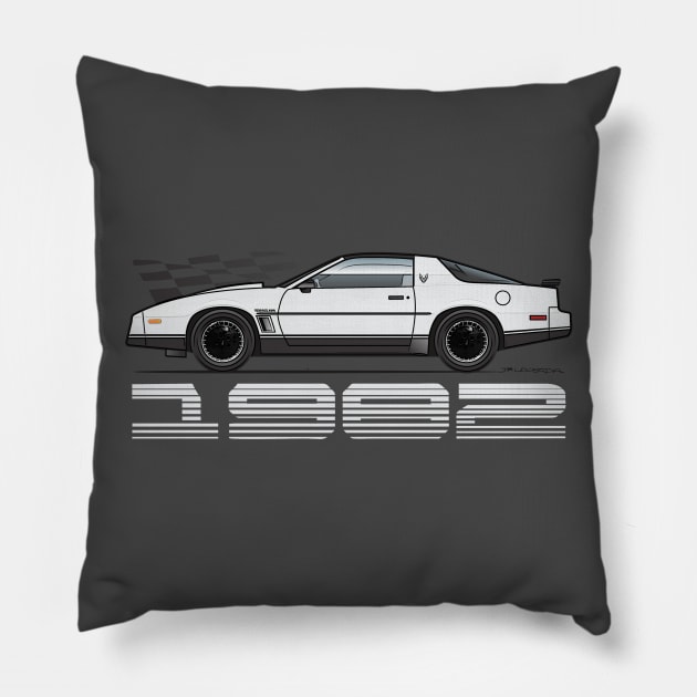 1982 white trans Am Pillow by JRCustoms44