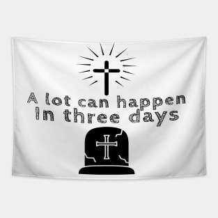 He Is Risen Cool Inspirational Easter Christian Tapestry