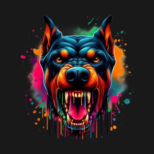 angry doberman T-Shirt