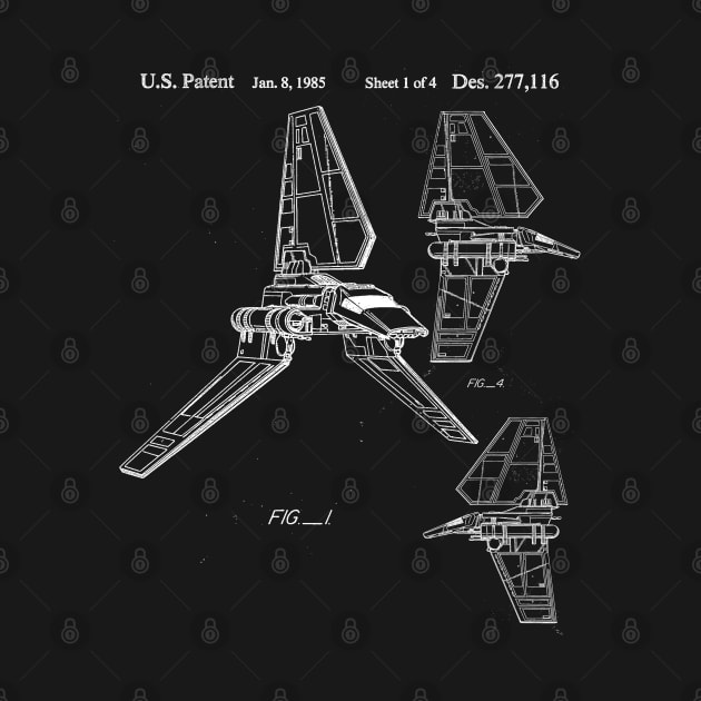 Imperial Shuttle Patent by DennisMcCarson