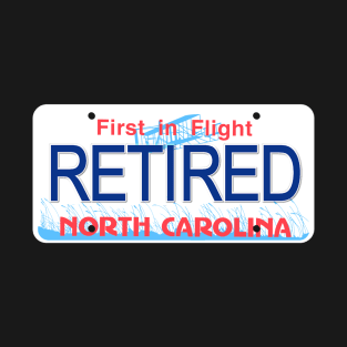 Retired North Carolina License Plate T-Shirt