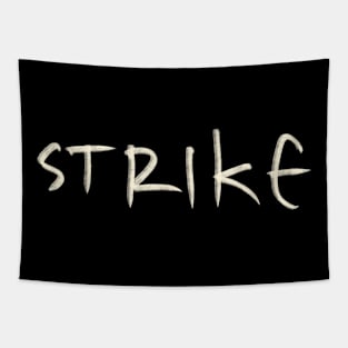 Hand Drawn Strike Tapestry