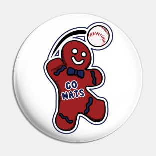 Washington Nationals Gingerbread Man Pin