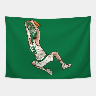 Kristaps Porzingis Boston Dunk Tapestry