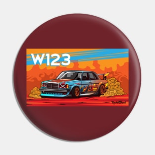 W123 restomod Pin